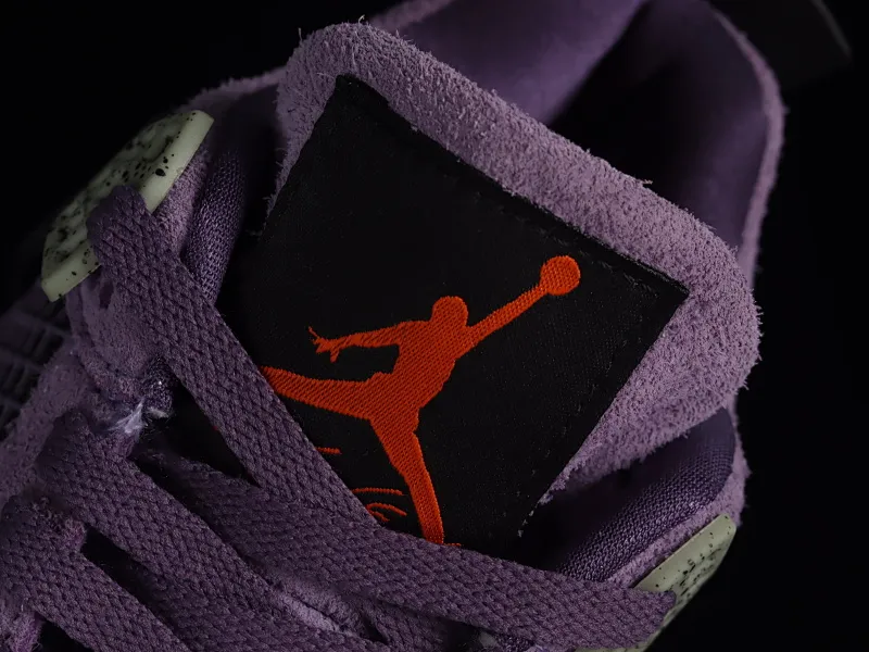 All categories Air Jordan Jordan series basketball shoes Air Jordan 4 F version Air Jordan 4 Retro "Canyon Purple" AJ4 Joe 4 purple suede basketball shoes AQ9129-500